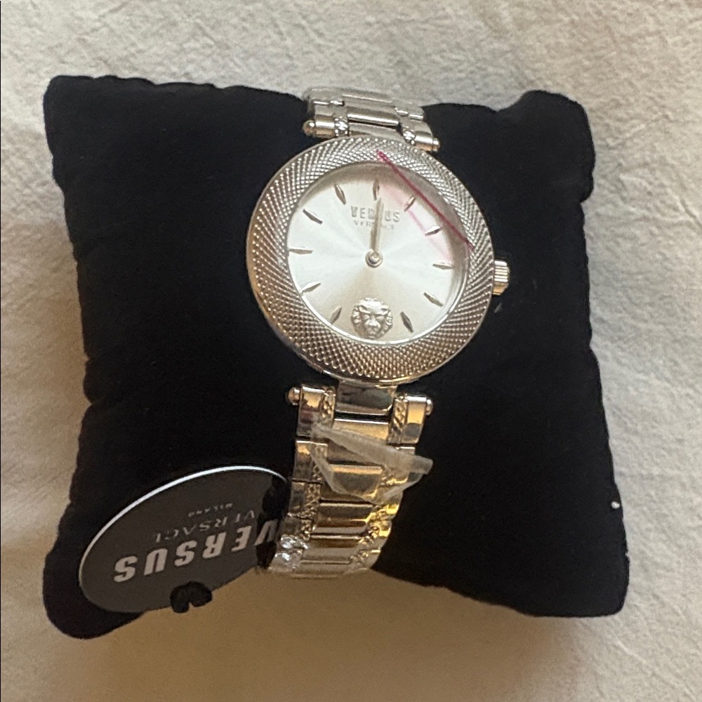 Versus Versace Silver Textured Watch